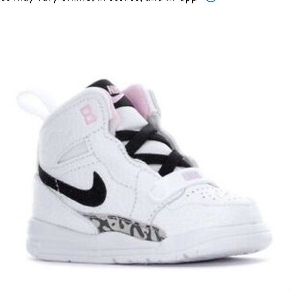 Nike Air Jordan Legacy 312 Toddler/kids white/black/pink